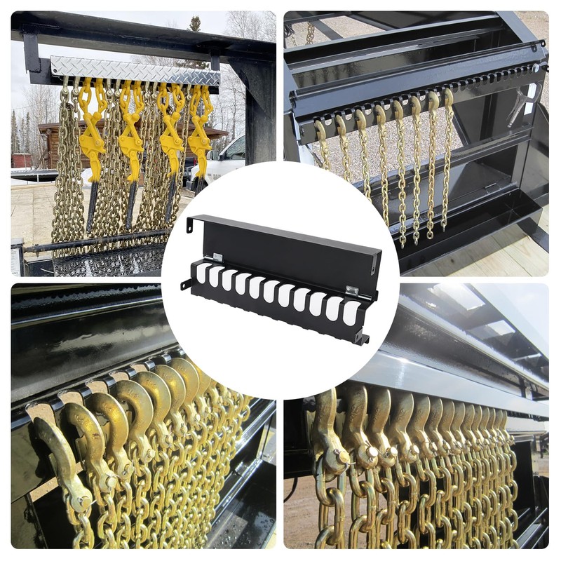 BLSGBUIDING Trailer Chain Holder Heavy Duty - 16" Bolt On