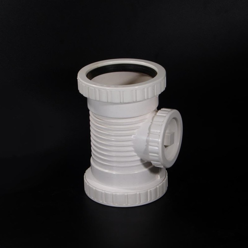 1Pcs 160mm Pipe Compression Fitting, PVC Compression Plumbing Coupling Straight