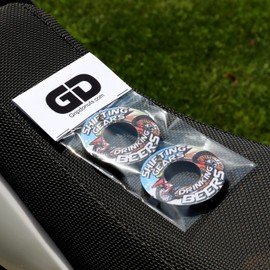 Gripdonuts.com® Premium MX Grip Donuts for Dirt Bike Motorcycle BMX - Shifting Gears (Drinkin Beers)