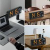 Reloj Digital Royemai Rectangular Negro con Termómetro y Alarma para