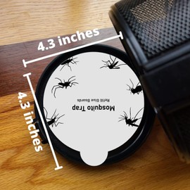 36Pcs Refill Glue Boards 4.3" Sticky Glue Pads Compatible with Katchy, Fenun and Other Models Indoor Mosquito Insect Trap, Bug Catcher Replacement Glue Boards, Mosquito Lamp Refillable Glue Pads