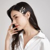 Dofash 12pcs 5CM/2IN Snap Hair Clips Basic Hair Barrettes Hair