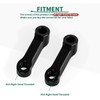 Moncer Motorcycle Rearview Mirror Adapter Kit, Aluminum Alloy 10mm 8mm