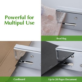 Homecoming Mum Supplies, Stapler Heavy Duty with 1000 Staples and Staples Remover Set, Ez Squeeze Handle Craft Stapler Homecoming Week Party Supplies for Back to School Football (Flower Not Included)