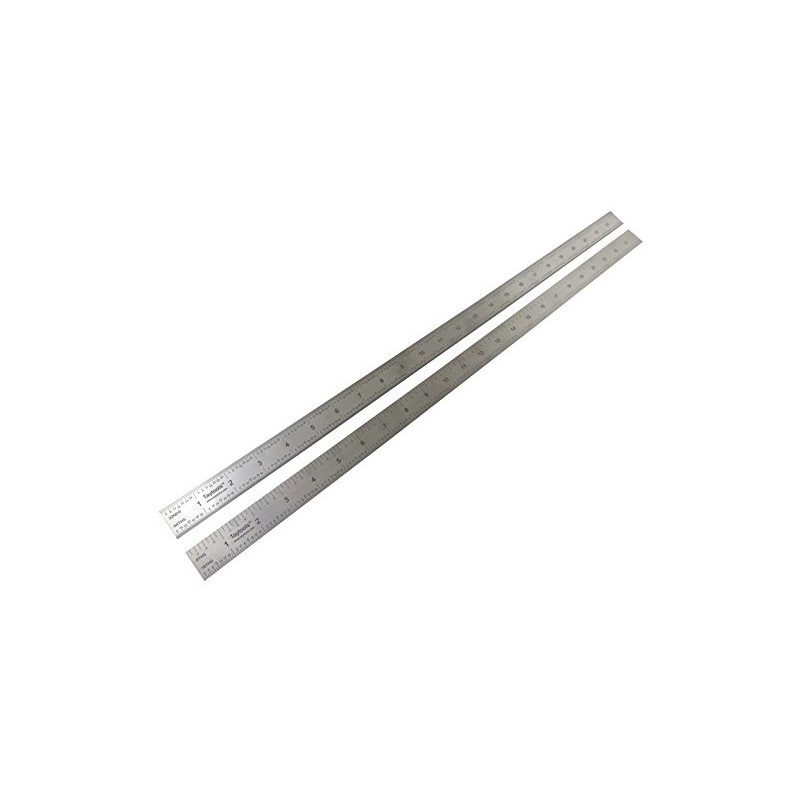 Taytools 24" Rigid Machinist Rule Ruler Hardened Spring Steel 4R