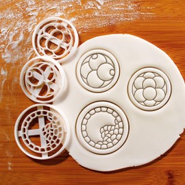 BAKERLOGY Set of 3 Embryo Cookie Cutters (Shapes: 4 Cells, 8 Cells, Blastocyst)