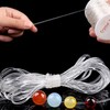Elastic Stretch Cord, 2 Rolls 0.7 mm Transparent Jewellery Thread,