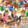 93PCS Happy Birthday Balloons Set, Pixel Style Birthday Decorations for