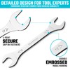 DURATECH Super-thin Open End Wrench Set, SAE(5/16" to 1-1/16") &