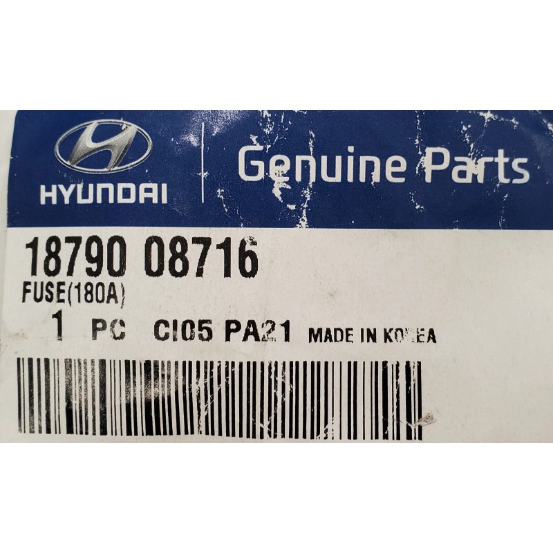 Hyundai OEM Hyundai 180 AMP FUSE | RELAY (1879008716)