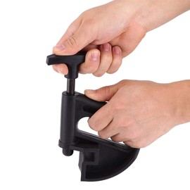 Qiilu Tire Changer Bead Clamp Drop Center Tool Universal Rim Pry Wheel Changing Helper