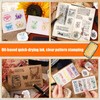 Sgphrzlt Washable Stamp Pads, Craft Ink Pads for Rubber Stamps,