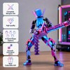 JaiZvt 1-Piece T13 Action Figure, 3D Printed Poseable Dummy 13
