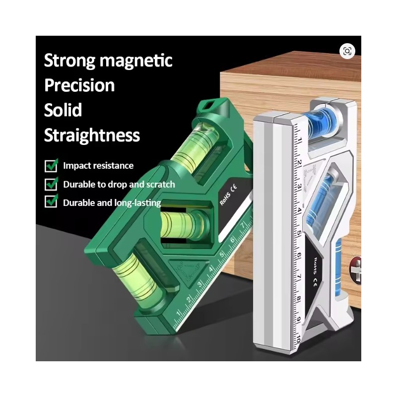 Mini Magnetic Pocket Level for Home & DIY – 3-Angle