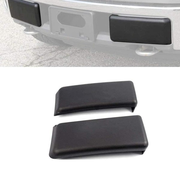 Winunite Compatible with 2009-2014 F150 Bumper Guard Pad Replacements Bumper Cap Bumper Cover Compatible with F150 2009/2010/2011/2012/2013/2014 (NOT Compatible with SVT and Ecoboost Models)