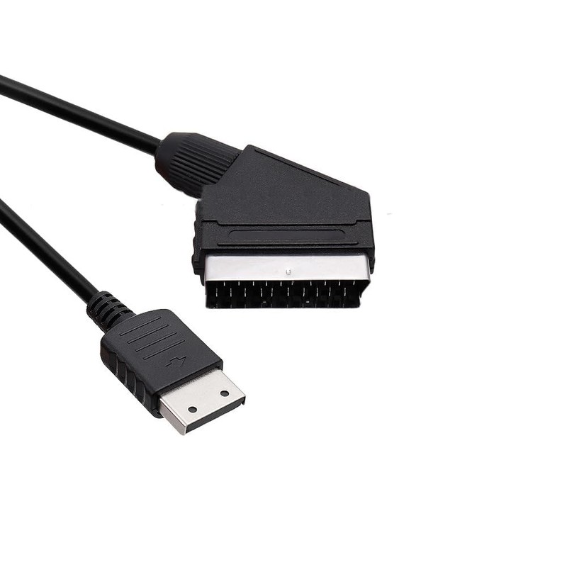 CHILDMORY 1.8M / 5.9FT Scart RGB AV Cable Audio Cable