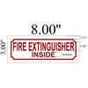 Fire Extinguisher Inside Sign (Aluminium 3X8)