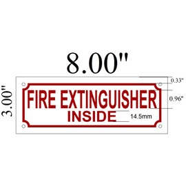 Fire Extinguisher Inside Sign (Aluminium 3X8)