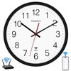 Couperos WiFi Wall Clock with Auto-DST, 12 Inch Silent Non-Ticking
