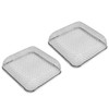 2Pcs RV Furnace Vent 4.5 X 4.5in Heavy Duty Stainless