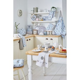 Cooksmart PVC Apron, Cotton, Blue, One