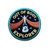 LEMEPINZ Out of Body Explorer 3 Inches Embroidery Patch, Aesthetic