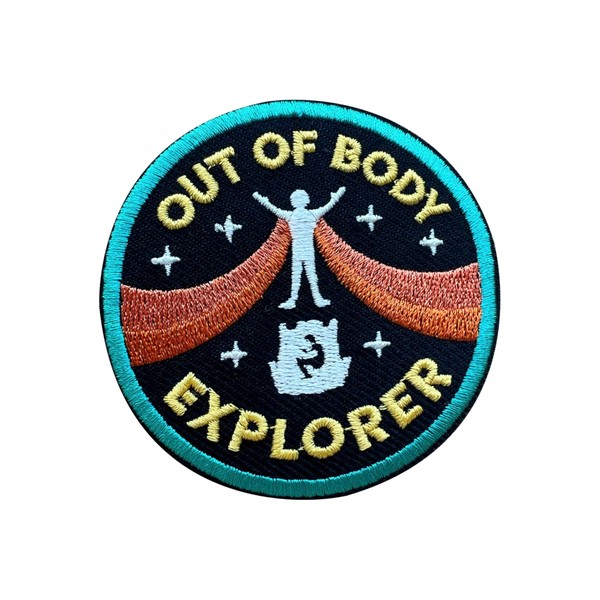 LEMEPINZ Out of Body Explorer 3 Inches Embroidery Patch, Aesthetic