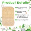 10 PCS Natural Sponges for Dishes, Loofah Dish Sponge for