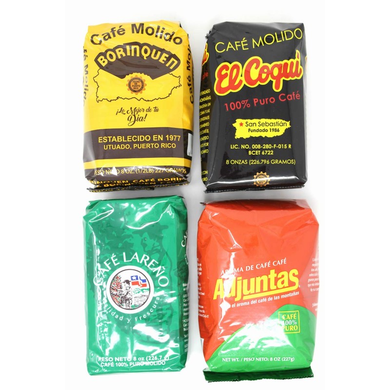 Bold Puerto Rican Coffee Variety Mix - Cafe Borinquen, Cafe