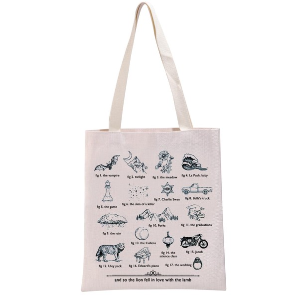 G2TUP Vampire Movie Inspired Gift Team Edward Tote Bag Edward