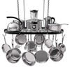Vdomus Heavy-Duty Hanging Pot Rack - 33x17 Inches - Stylish