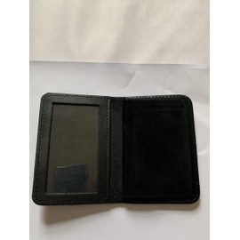 NY detective badge cut out and ID card window bi fold wallet