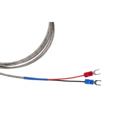 Mocassil K Type Thermocouple - Temperature Sensor Probe for PID Temperature Controller Two Wire Stainless Steel NPT 1/4 inch Pipe Thread 0~500℃ with 2m Insulation Lead Shield Wire