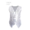 Carnavalife Boys Girls Sequin Vest Hip Hop Vest Costume for