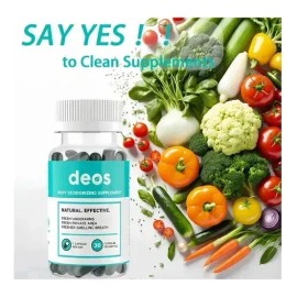 2pc Deos Skin Health, Detox Digestionsupport Natural Odor