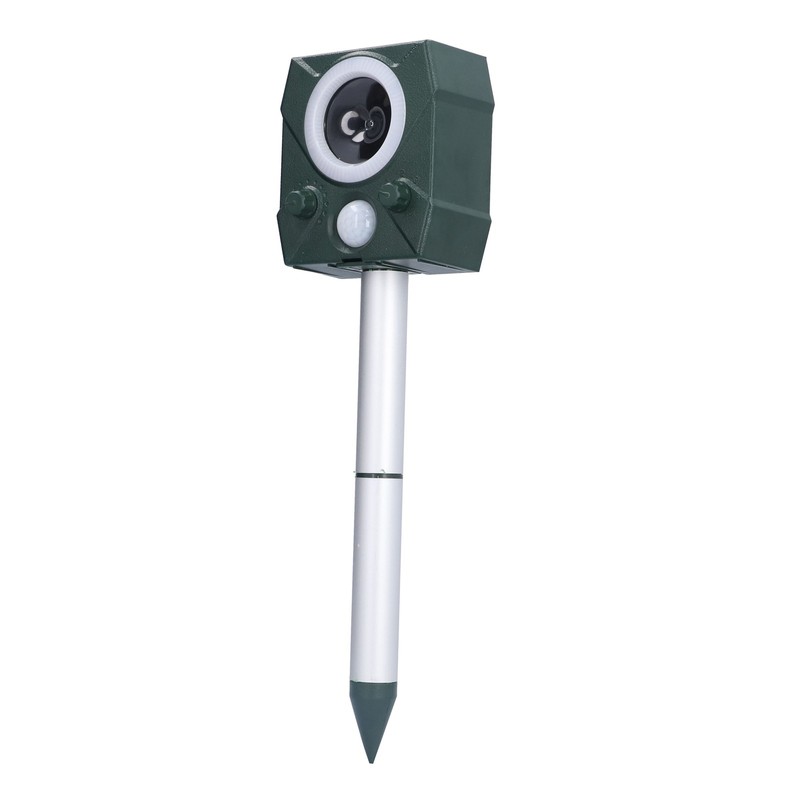 Solar Animal Repeller Smart Ultrasonic Mouse Animal Repellent for Farm