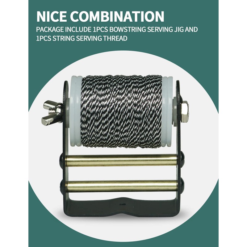 longbowmaker Bow Cord Serving Thread 120 yard/110 m Archery Winding