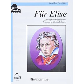 Fur Elise: Schaum Easy Classics Level 2 Piano Solo Sheet