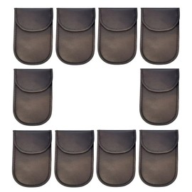 Bulk Pack of 10 X Genuine Faraday Bags For Car Key Keyless Entry Fob Signal Protector (SM)