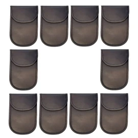 Bulk Pack of 10 X Genuine Faraday Bags For Car Key Keyless Entry Fob Signal Protector (SM)
