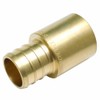 SharkBite 3/4 Inch Crimp MNPT Male Sweat Adapter, Brass Plumbing