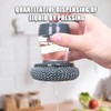 2026 Upgrade Comfort Grip Soap Dispensing Kitchen Scrub Brush, Non-Slip