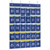 MISSLO Classroom Cell Phone Calculator Holder Numbered 30 Pockets Chart