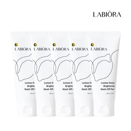 Normal price: 140 000 won Lemon Honey Pack Brightening Wash Off Pore Pack 100g x 5 / 정상가:140 000원 레몬꿀팩 브라이트닝 워시오프 모공 팩 100g X 5개