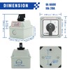 20A Rotary Changeover Switch with Box, 660V 4 Position 2