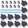 Rustark 30 Pcs DC Push Button Reset Circuit Breaker Assorted