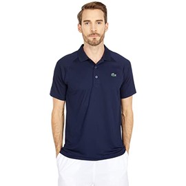 Lacoste Men's Sport Short Ultra Dry-Raglan Sleeve Polo, Navy Blue, XX-Large