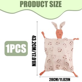 ORUZA Baby Comforters - Rabbit Baby Blanket for Infant, Toddler & Newborn Boys & Girls