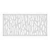 2'x4' Sprig Decorative Screen, White