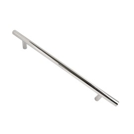 VIBE 25mm Guardsman Pull Handle 600mm (450mm Centre) on Satin Stainless Steel Guardsman (T Bar) Pull Handle on Satin Stainless Steel for Internal Doors